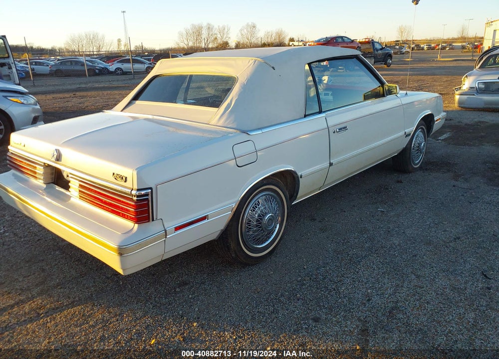 1984 CHRYSLER LEBARON VIN: 1C3BC55E1EG311067