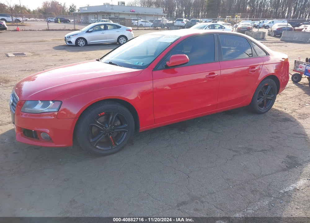 2012 AUDI A4 2.0T PREMIUM VIN: WAUBFAFL3CA114634