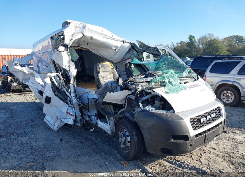 2021 RAM PROMASTER 2500 HIGH ROOF 159 WB VIN: 3C6LRVDG4ME521623