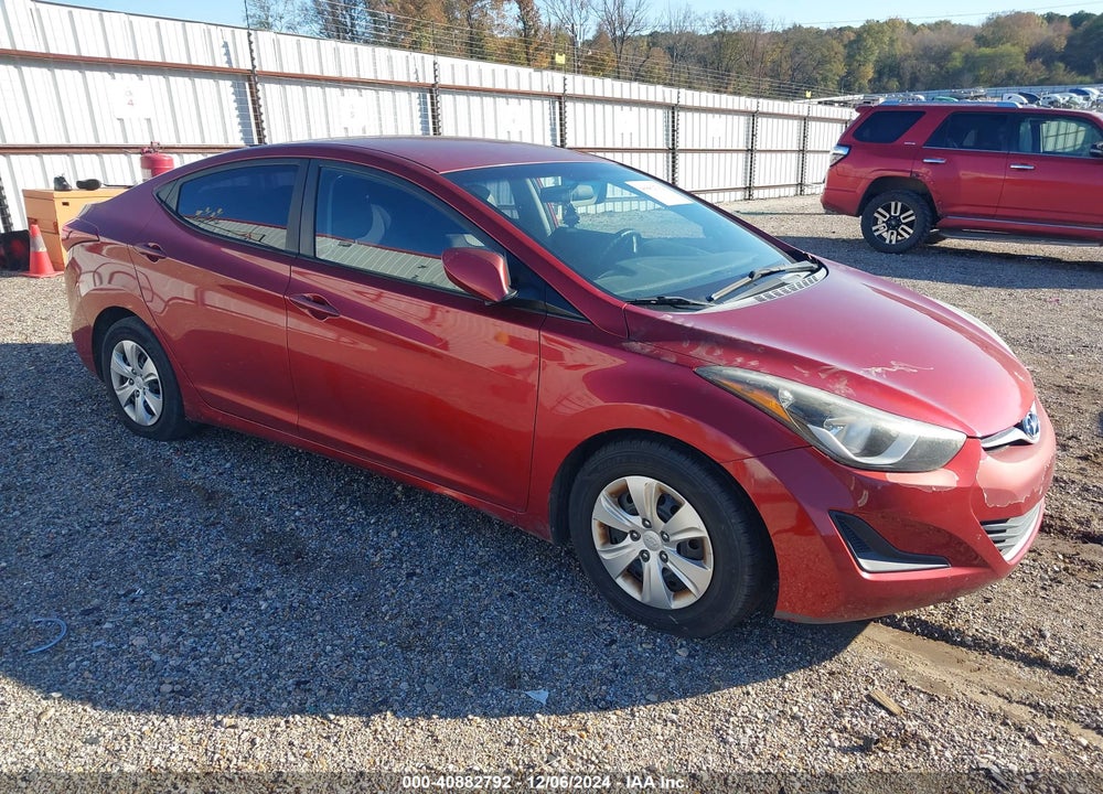2016 HYUNDAI ELANTRA SE VIN: 5NPDH4AEXGH666694