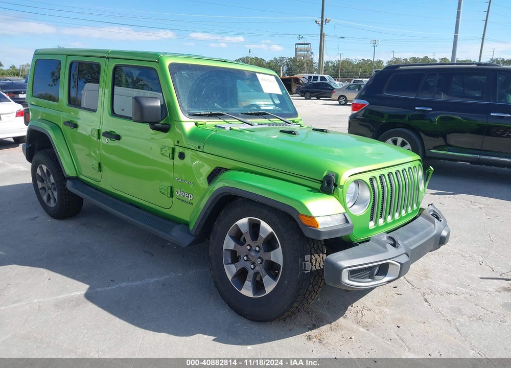 2018 JEEP WRANGLER UNLIMITED SAHARA 4X4 VIN: 1C4HJXEN7JW260195