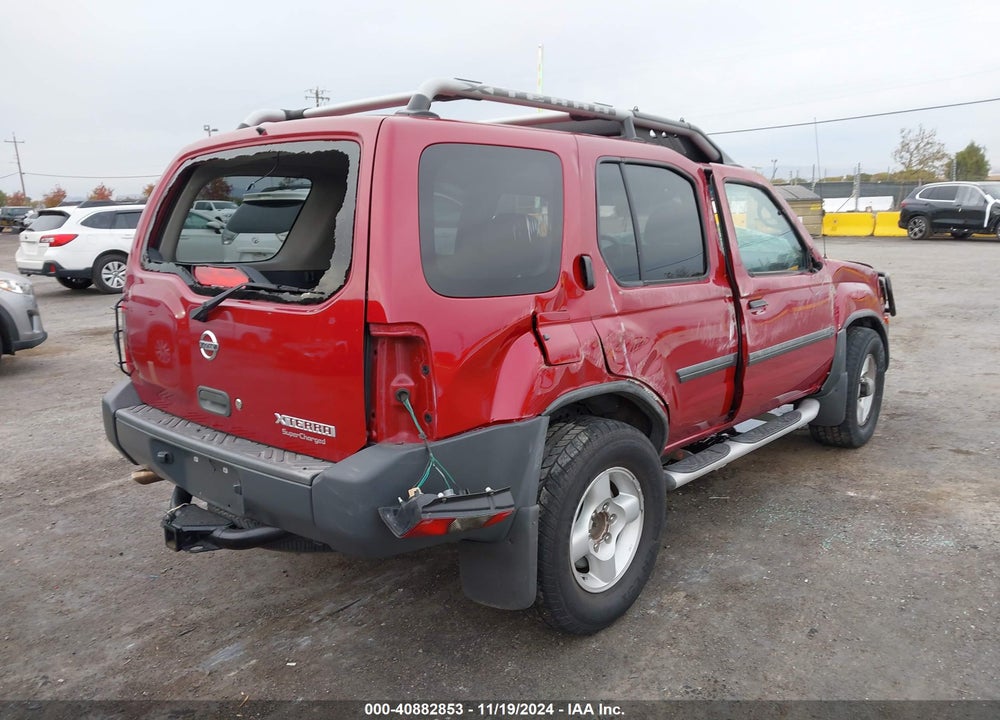 2002 NISSAN XTERRA XE S/C VIN: 5N1MD28Y82C525137