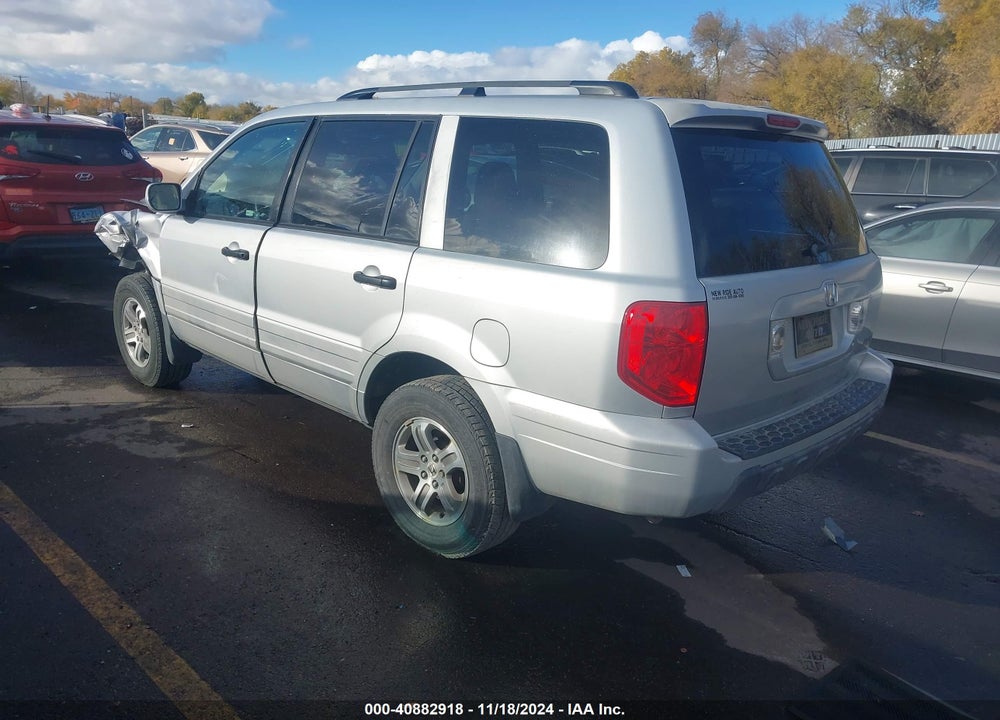 2003 HONDA PILOT EX VIN: 2HKYF18423H566523