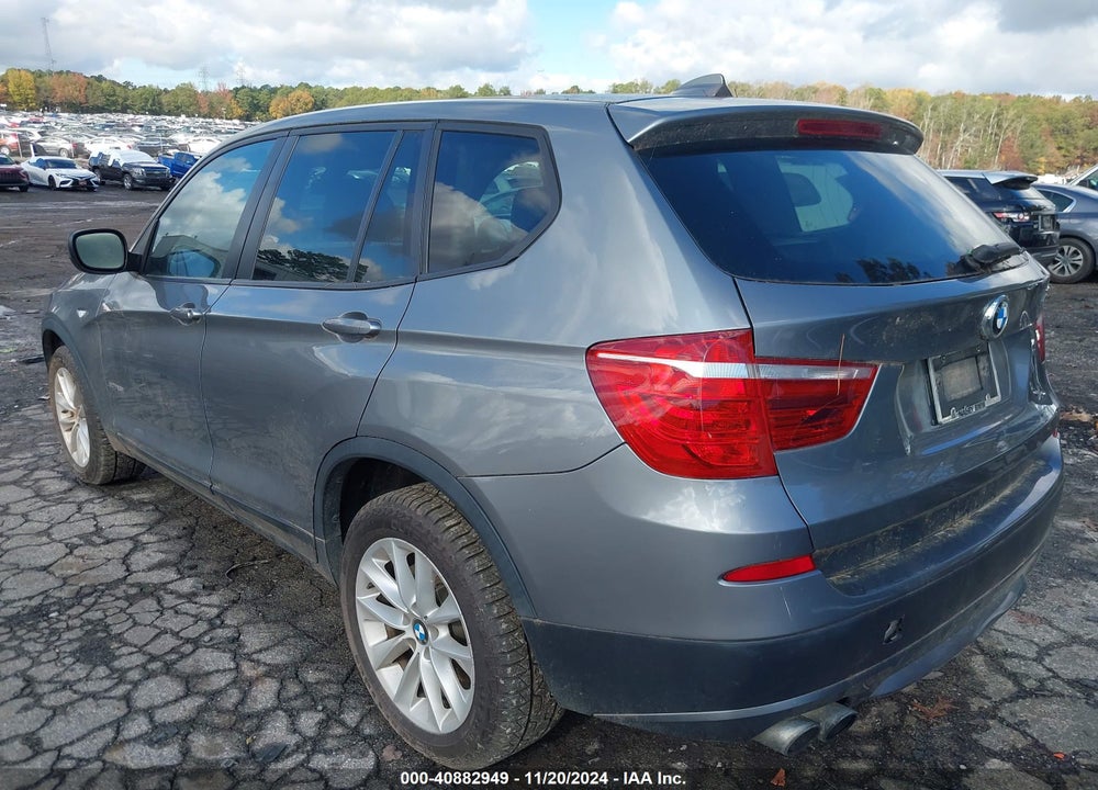 2013 BMW X3 XDRIVE28I VIN: 5UXWX9C55D0A14551