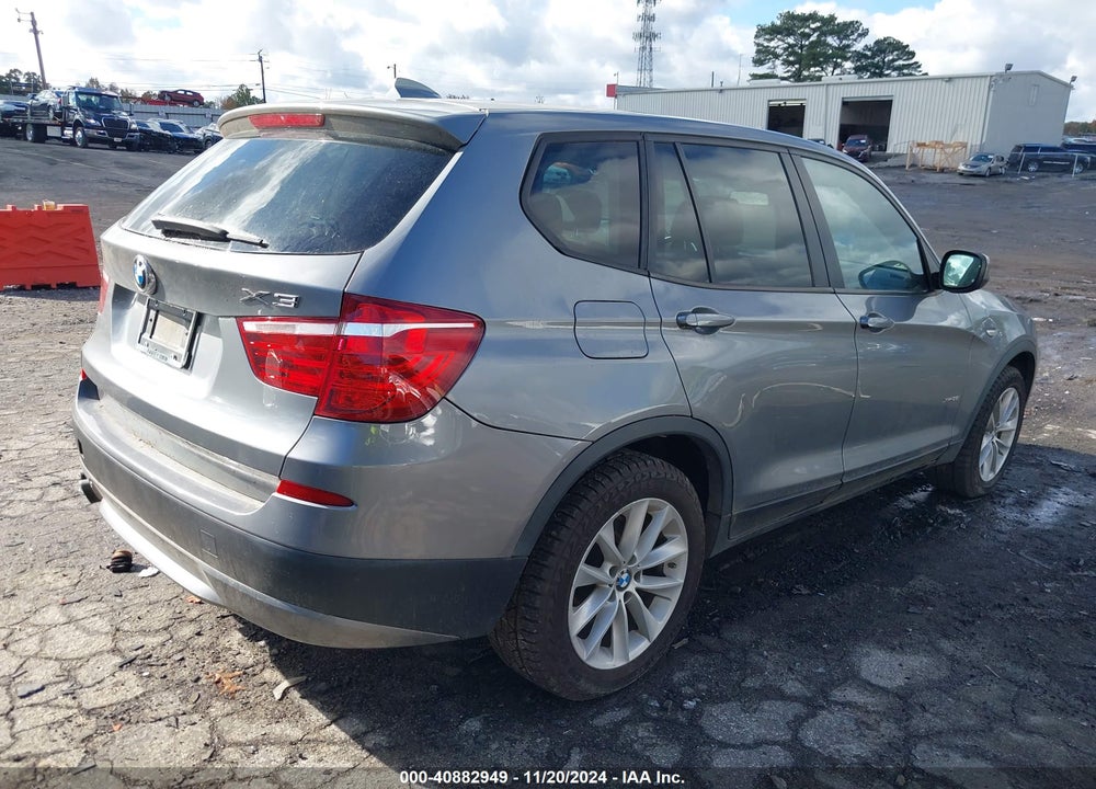 2013 BMW X3 XDRIVE28I VIN: 5UXWX9C55D0A14551