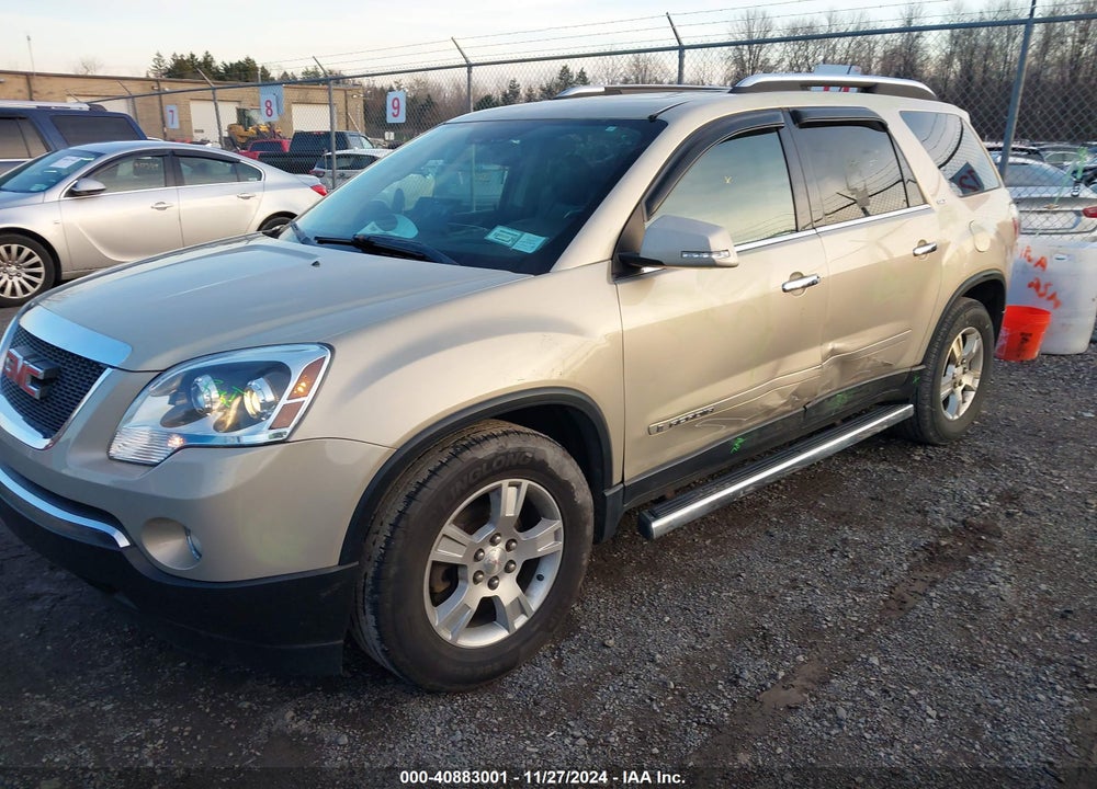 2008 GMC ACADIA SLT-1 VIN: 1GKEV23758J282626