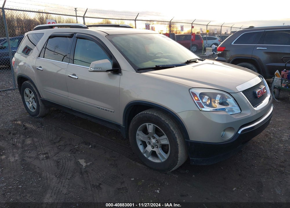 2008 GMC ACADIA SLT-1 VIN: 1GKEV23758J282626