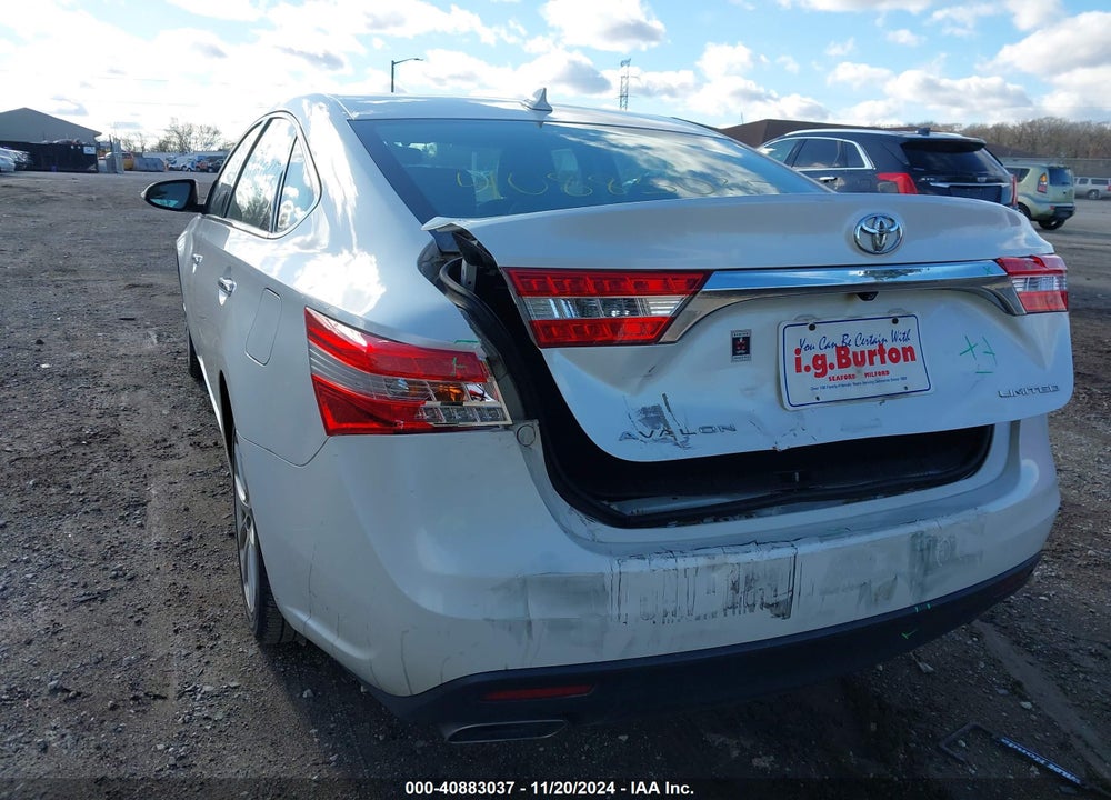 2013 TOYOTA AVALON LIMITED VIN: 4T1BK1EB3DU032597
