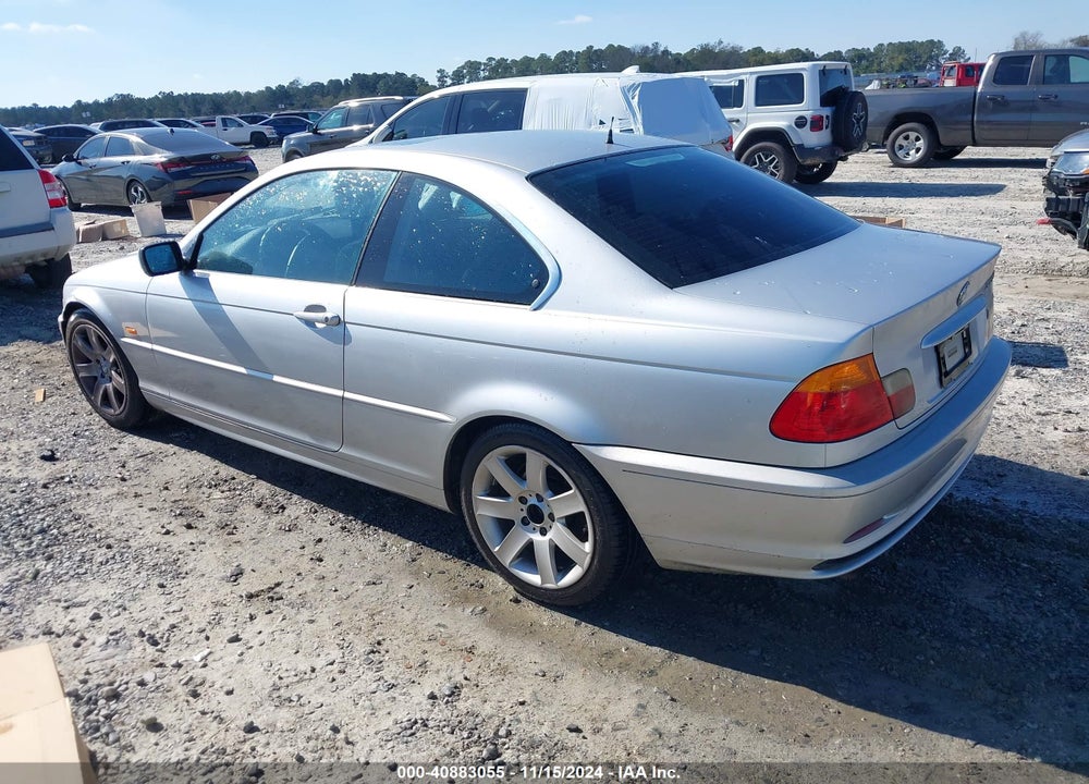 2000 BMW 323CI VIN: WBABM3344YJN65044
