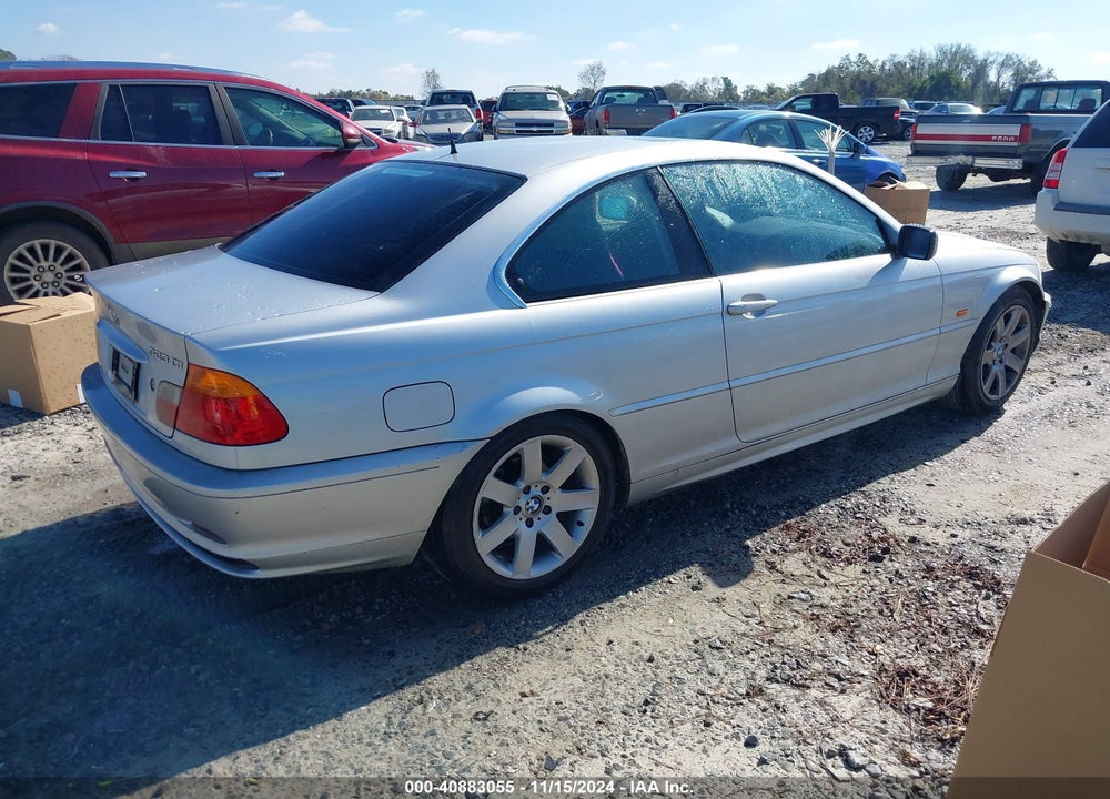 2000 BMW 323CI VIN: WBABM3344YJN65044