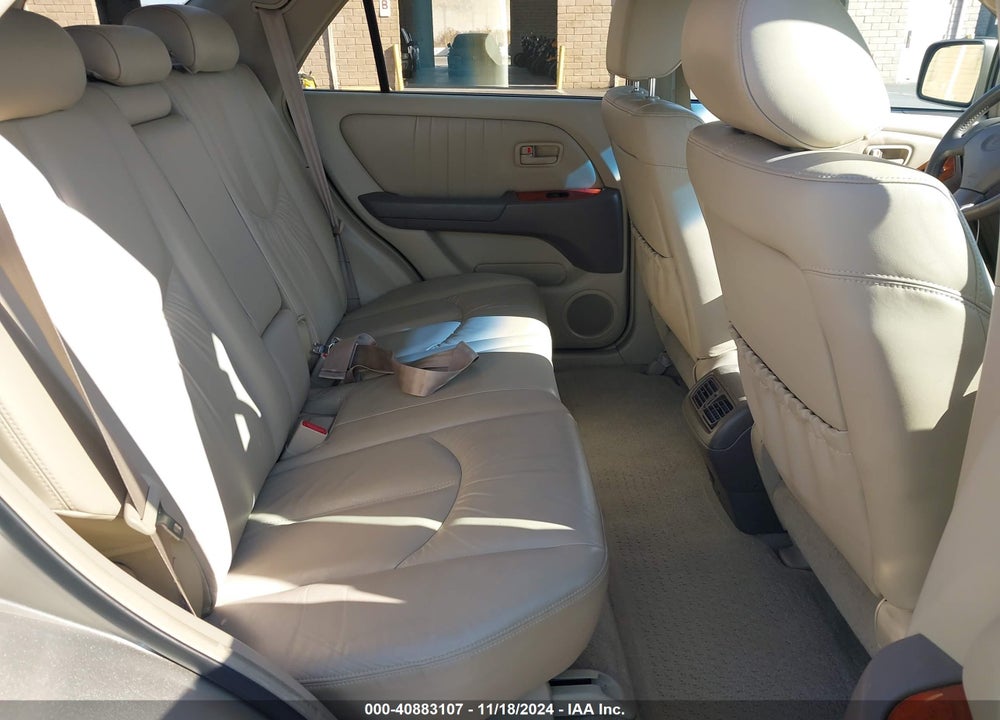 2000 LEXUS RX 300 VIN: JT6HF10U2Y0119617