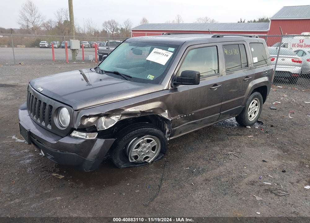 2016 JEEP PATRIOT SPORT VIN: 1C4NJRBB6GD501368