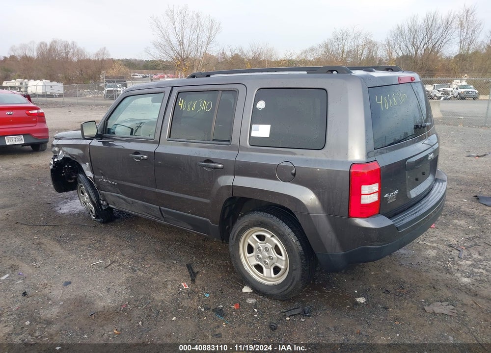 2016 JEEP PATRIOT SPORT VIN: 1C4NJRBB6GD501368