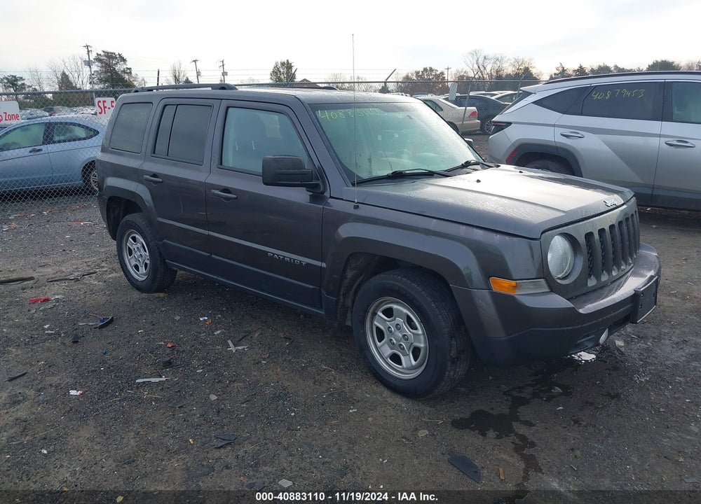 2016 JEEP PATRIOT SPORT VIN: 1C4NJRBB6GD501368