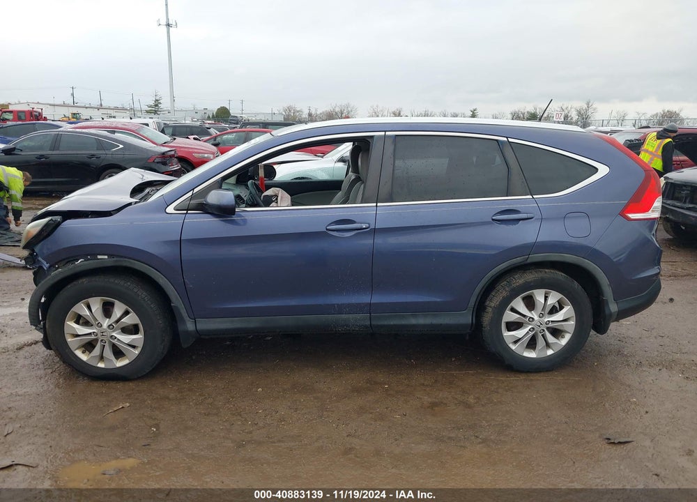 2013 HONDA CR-V EX-L VIN: 5J6RM4H79DL059857