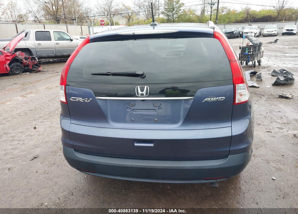 2013 HONDA CR-V EX-L VIN: 5J6RM4H79DL059857