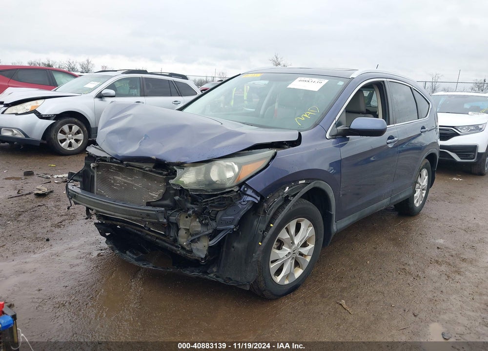 2013 HONDA CR-V EX-L VIN: 5J6RM4H79DL059857