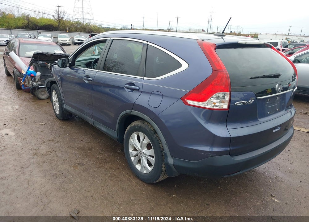 2013 HONDA CR-V EX-L VIN: 5J6RM4H79DL059857