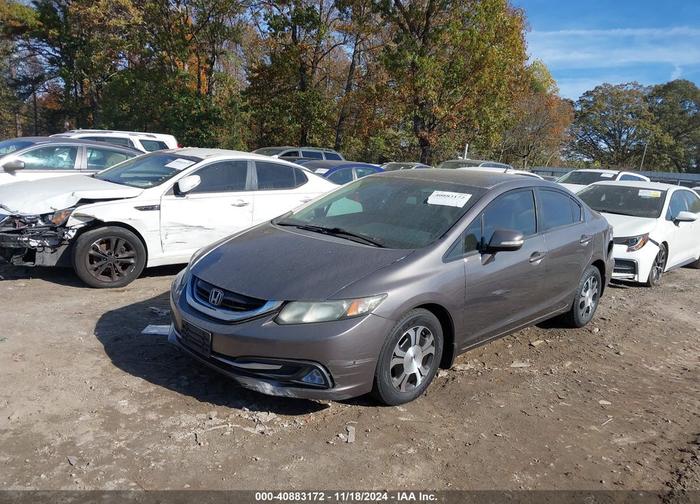 2013 HONDA CIVIC HYBRID VIN: 19XFB4F2XDE001402