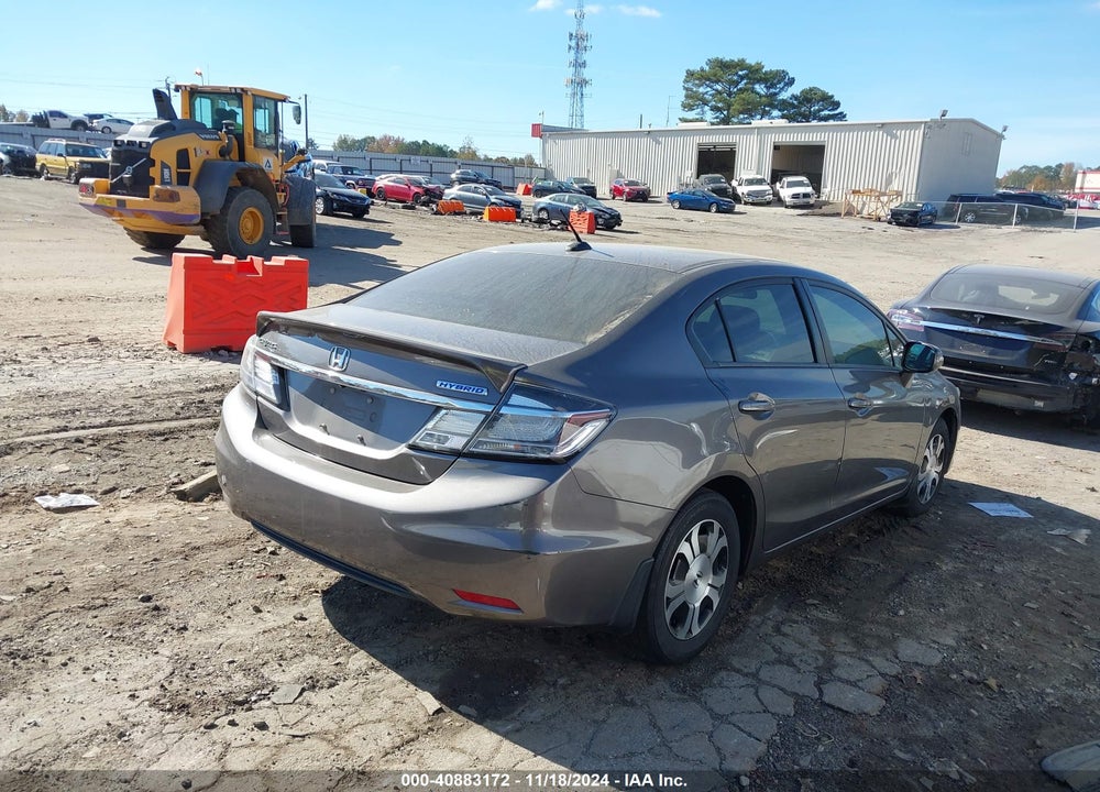 2013 HONDA CIVIC HYBRID VIN: 19XFB4F2XDE001402