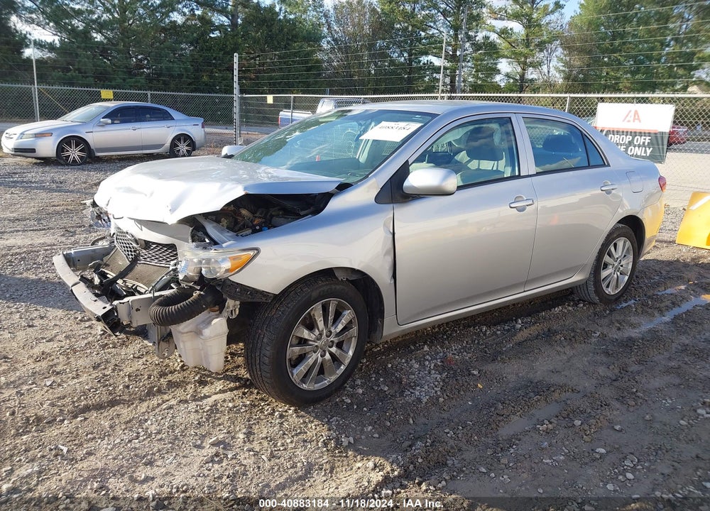2009 TOYOTA COROLLA LE VIN: 2T1BU40E39C121088