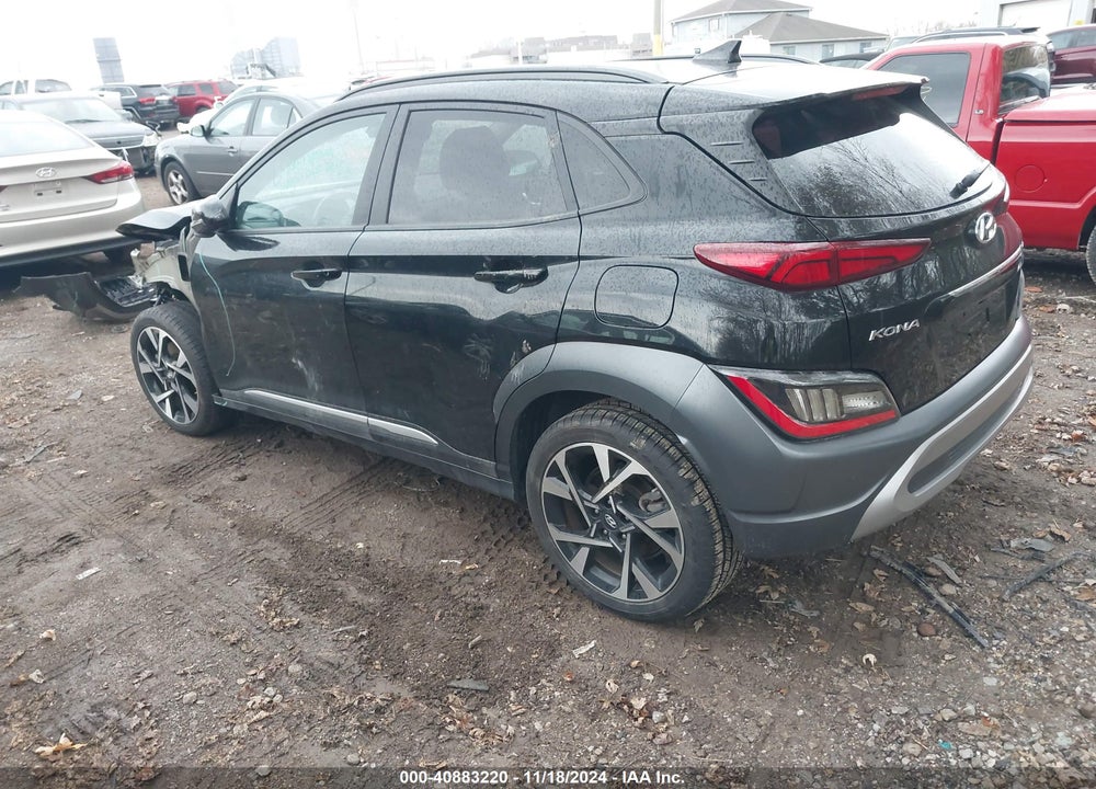 2022 HYUNDAI KONA LIMITED VIN: KM8K5CA34NU843764