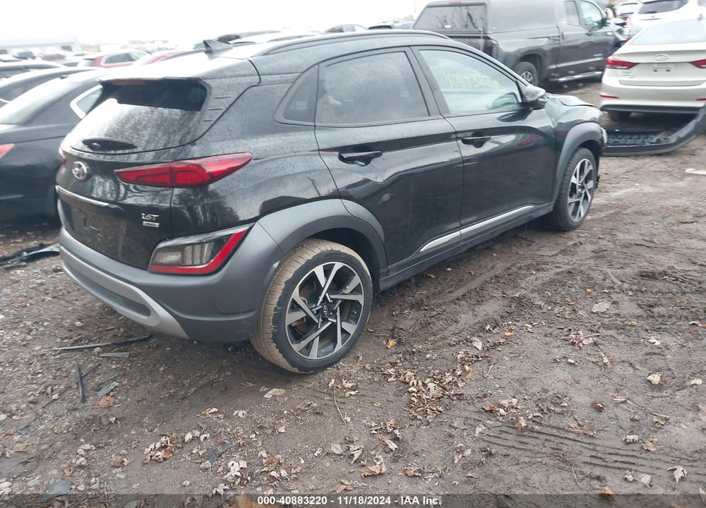 2022 HYUNDAI KONA LIMITED VIN: KM8K5CA34NU843764