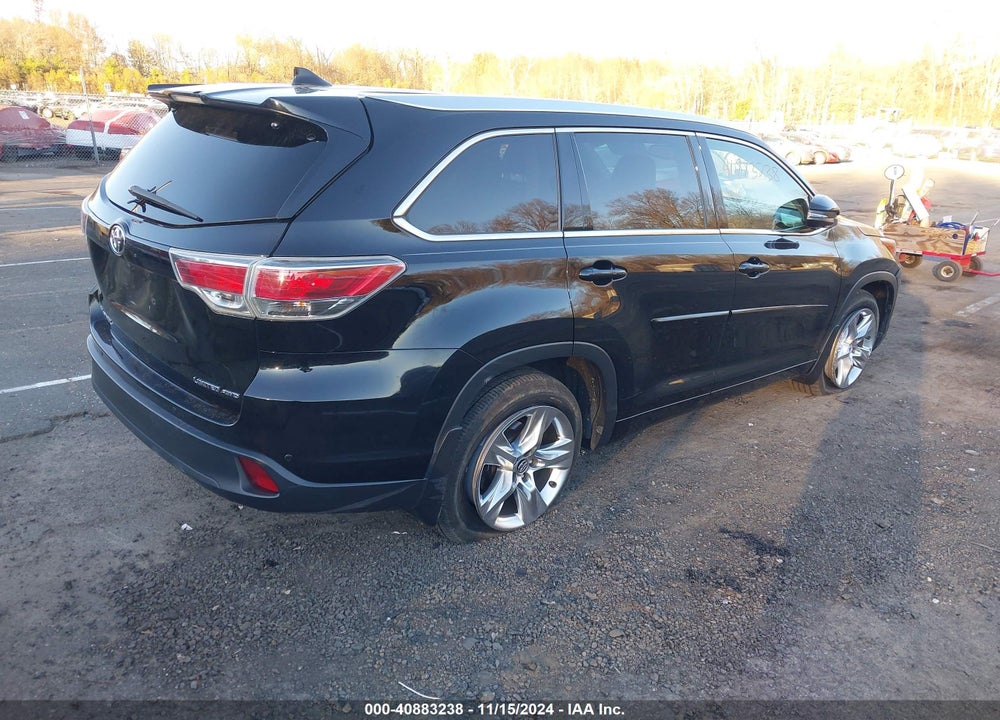 2016 TOYOTA HIGHLANDER LIMITED PLATINUM V6 VIN: 5TDDKRFH7GS321005