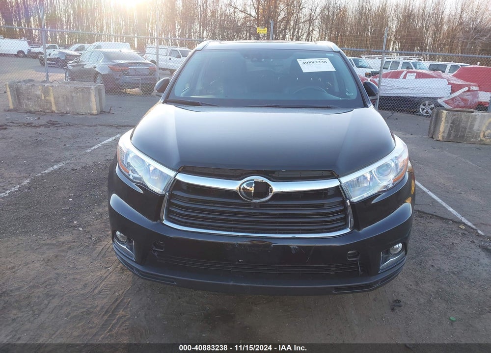 2016 TOYOTA HIGHLANDER LIMITED PLATINUM V6 VIN: 5TDDKRFH7GS321005