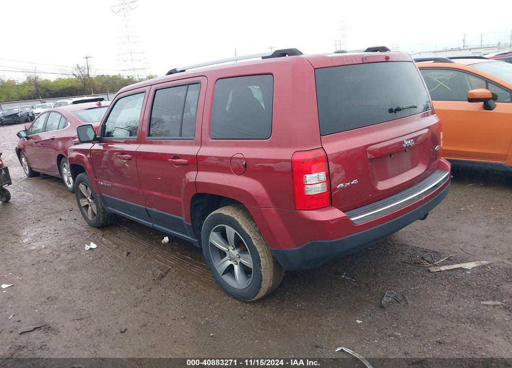 2016 JEEP PATRIOT HIGH ALTITUDE EDITION VIN: 1C4NJRFB3GD573669