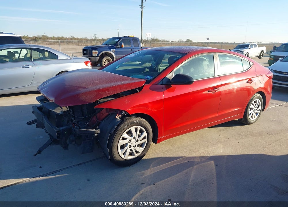 2017 HYUNDAI ELANTRA SE VIN: KMHD74LF9HU117869