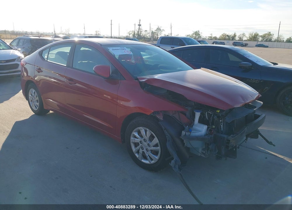 2017 HYUNDAI ELANTRA SE VIN: KMHD74LF9HU117869