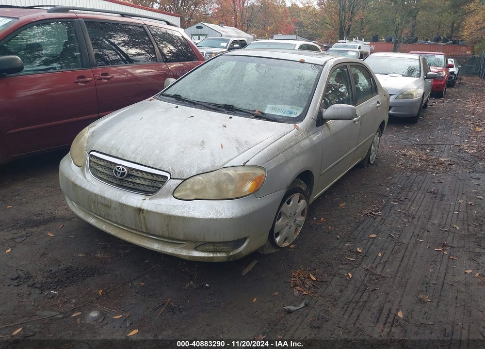 2006 TOYOTA COROLLA LE VIN: 2T1BR30E86C608780