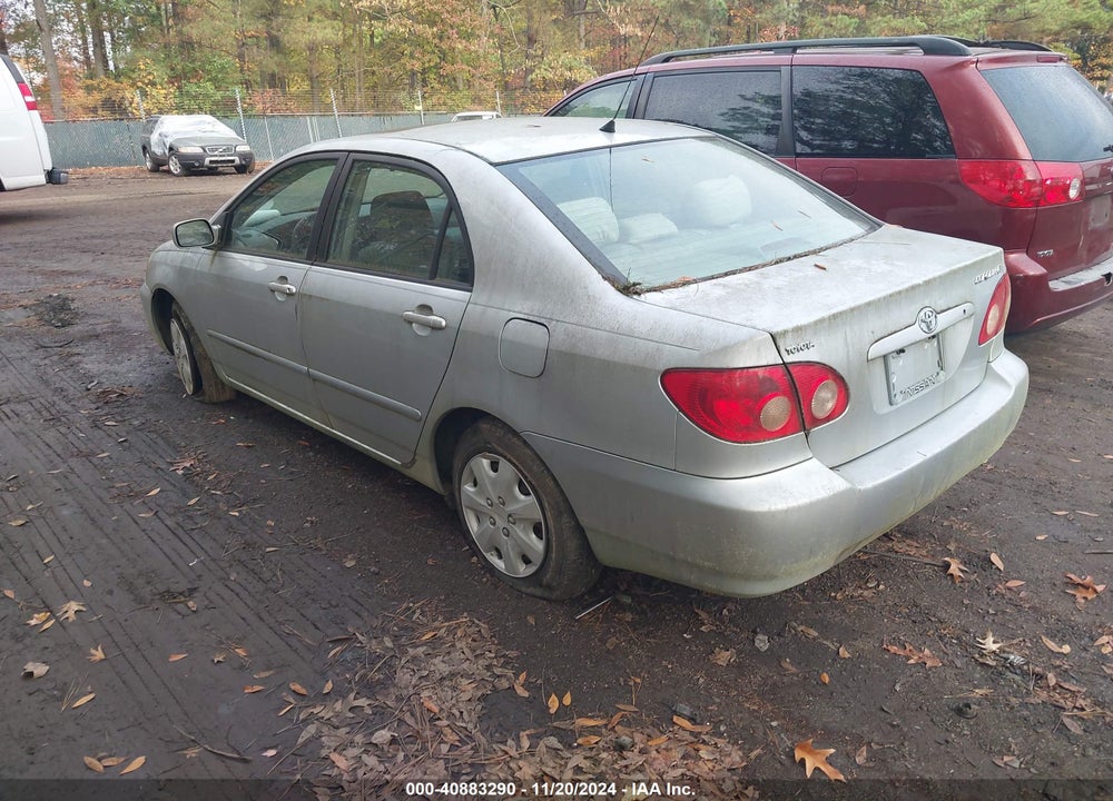 2006 TOYOTA COROLLA LE VIN: 2T1BR30E86C608780