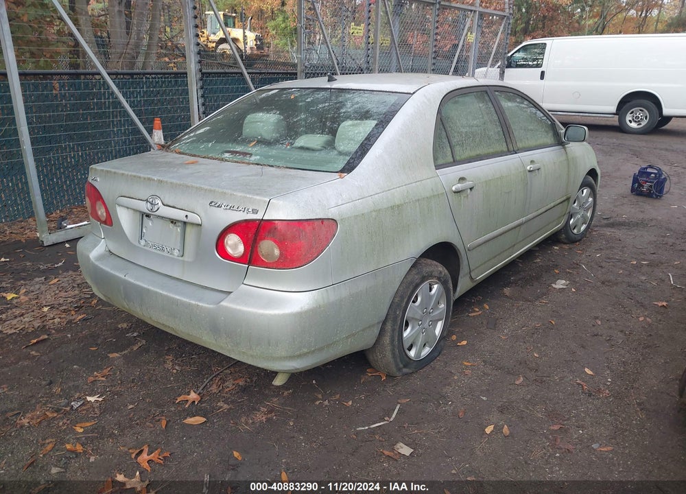 2006 TOYOTA COROLLA LE VIN: 2T1BR30E86C608780