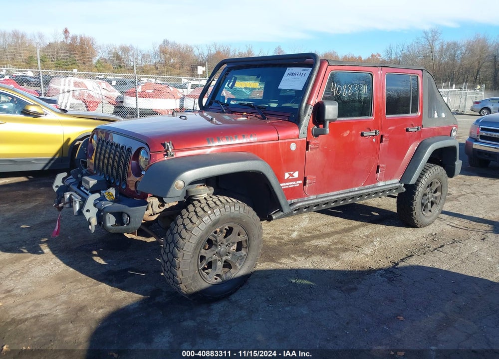 2009 JEEP WRANGLER UNLIMITED X VIN: 1J4GA39179L716585