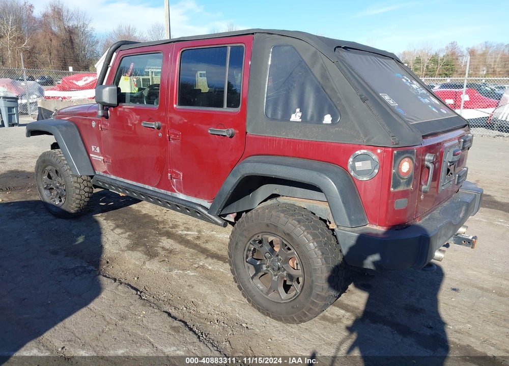 2009 JEEP WRANGLER UNLIMITED X VIN: 1J4GA39179L716585