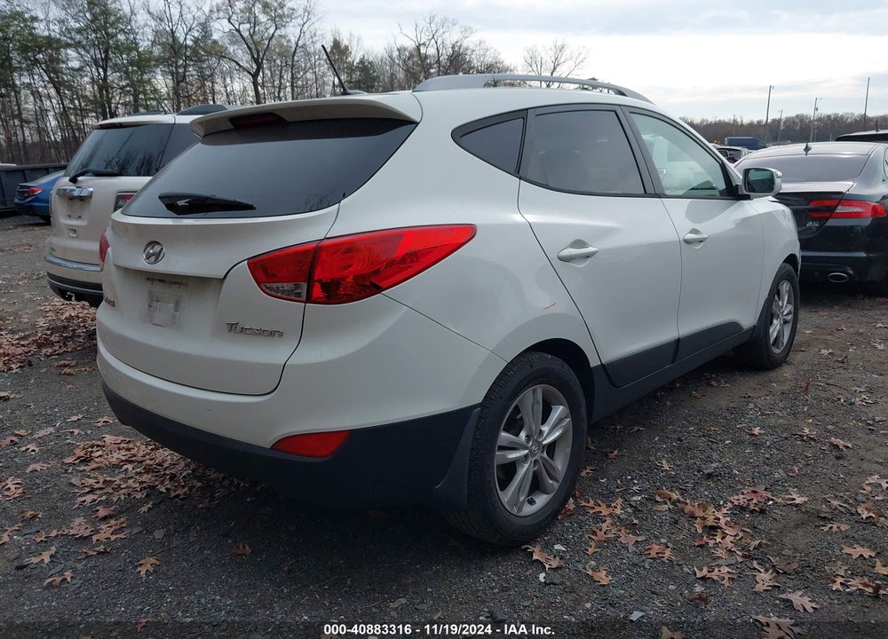 2012 HYUNDAI TUCSON GLS VIN: KM8JU3AC6CU404321