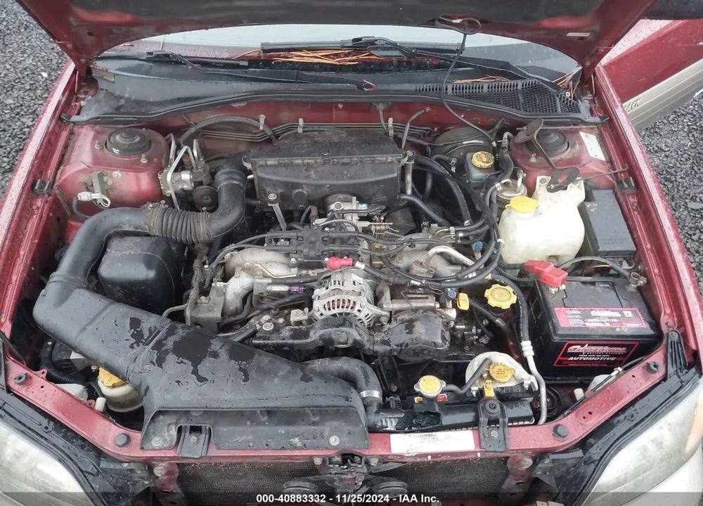 2002 SUBARU OUTBACK VIN: 4S3BH675327648612