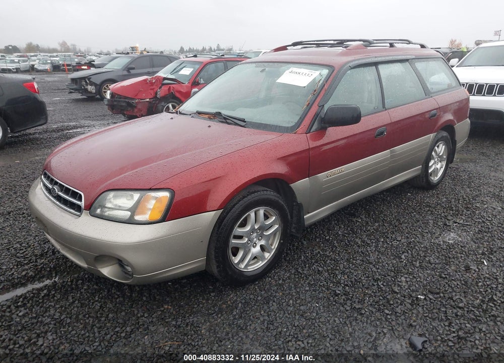 2002 SUBARU OUTBACK VIN: 4S3BH675327648612