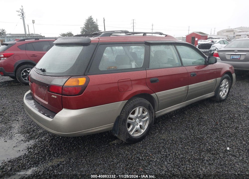 2002 SUBARU OUTBACK VIN: 4S3BH675327648612