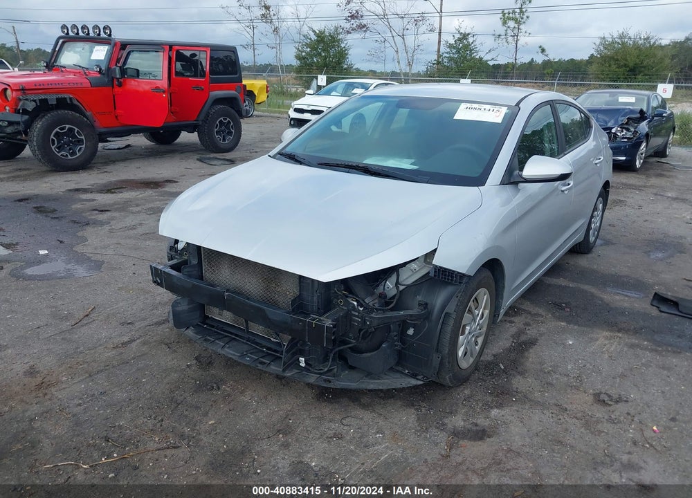 2019 HYUNDAI ELANTRA SE VIN: KMHD74LF9KU843013