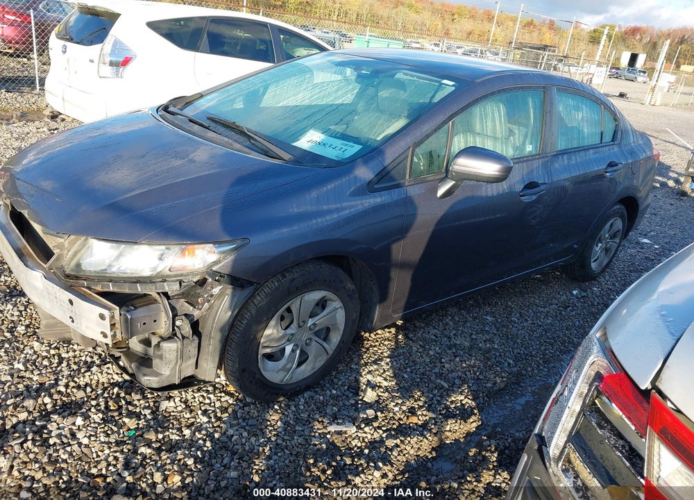 2014 HONDA CIVIC LX VIN: 19XFB2F51EE203383
