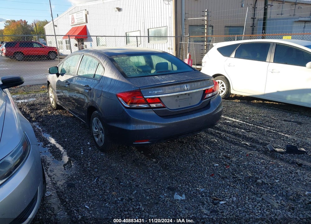 2014 HONDA CIVIC LX VIN: 19XFB2F51EE203383