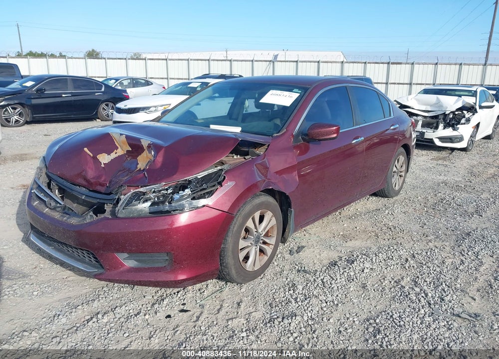 2014 HONDA ACCORD LX VIN: 1HGCR2F39EA267639
