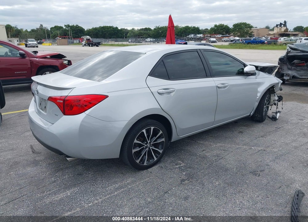 2018 TOYOTA COROLLA SE VIN: 5YFBURHE1JP785993