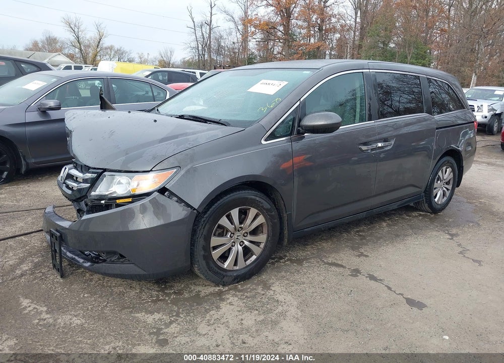 2016 HONDA ODYSSEY SE VIN: 5FNRL5H32GB030266