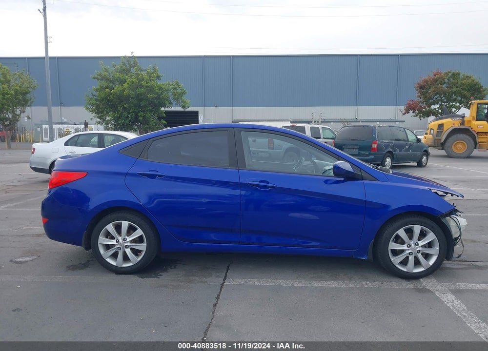 2012 HYUNDAI ACCENT GLS VIN: KMHCU4AE9CU226453