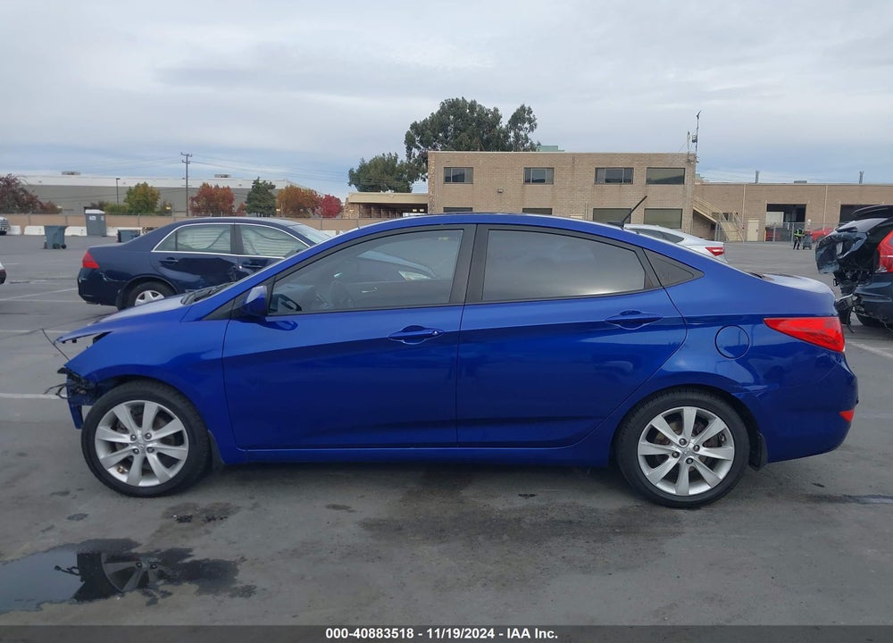 2012 HYUNDAI ACCENT GLS VIN: KMHCU4AE9CU226453