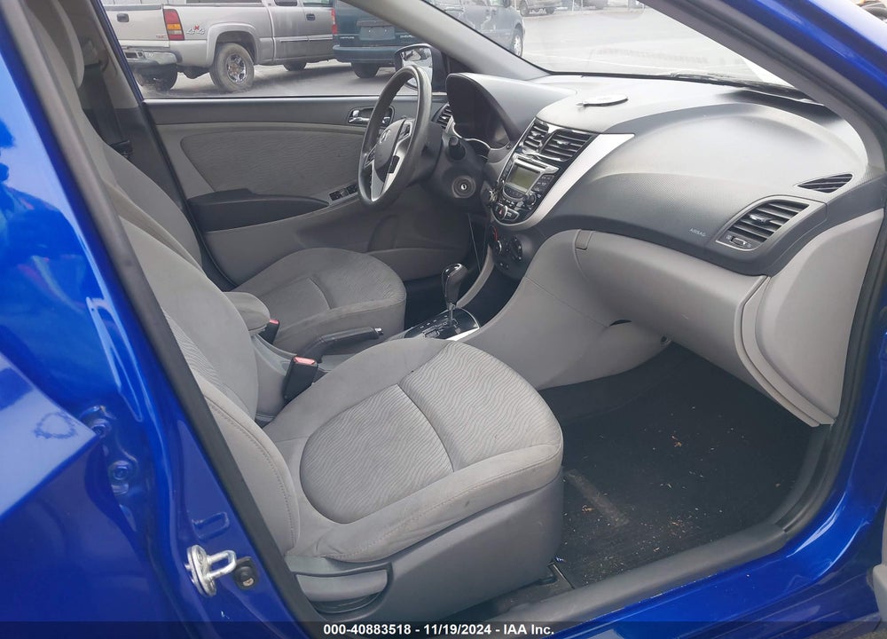 2012 HYUNDAI ACCENT GLS VIN: KMHCU4AE9CU226453